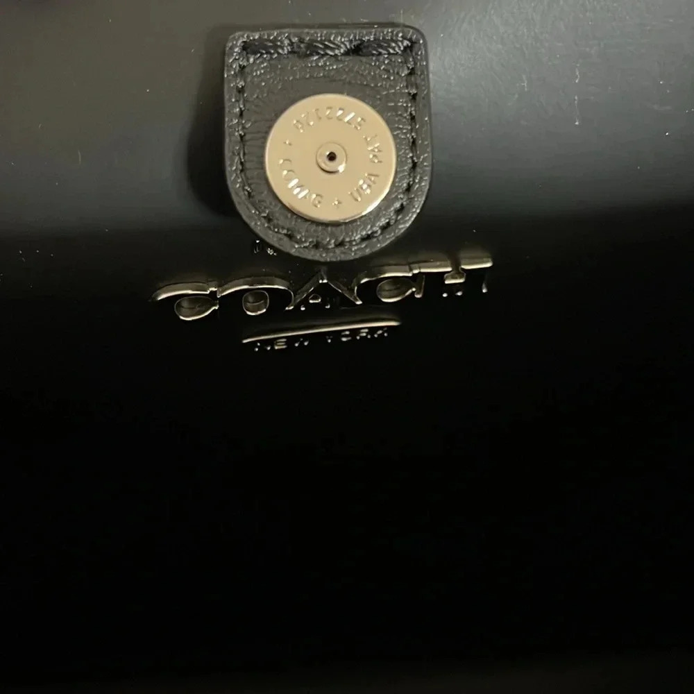 Coach Metallic Hologram Avenue Tote F37871 | Iridescent Leather Bag Large - Picture 14 of 16